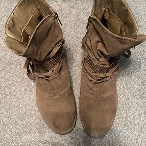 Lane Bryant short boots size 12